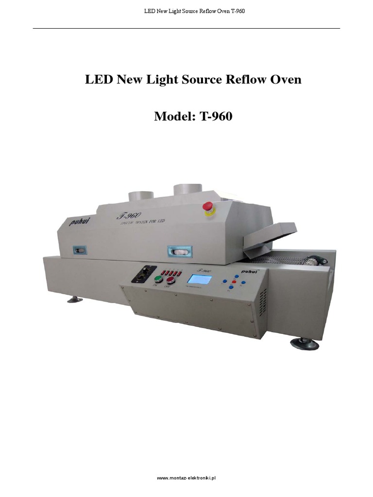 Desktop Reflow Ovens (Moving conveyor)