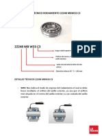 Rodamiento 22248 MBW33 C3