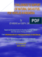 Gas Quality Challenges for Developing Natural Gas Vehicles in Indonesia