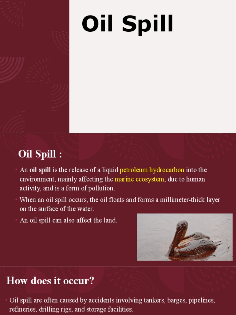 Oil Spill PDF Oil Spill Earth Sciences