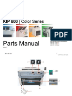 Kip 800 Series Parts Manuals n Specific