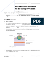 Non-Infectious Diseases and Disease Prevention