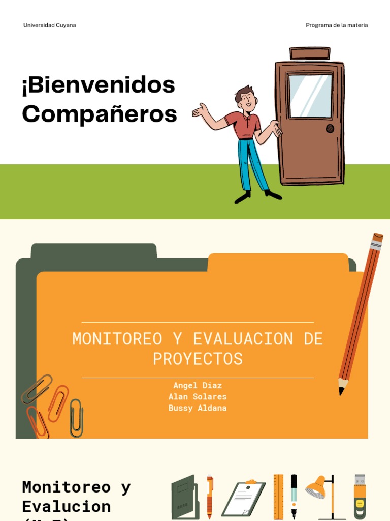 Monitoreo y Evaluación de Proyectos | PDF | Evaluación | Monitoreo y ...