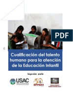 2 PARTE Cualificación del Talento Humano para la Atención de la Educación Infantil