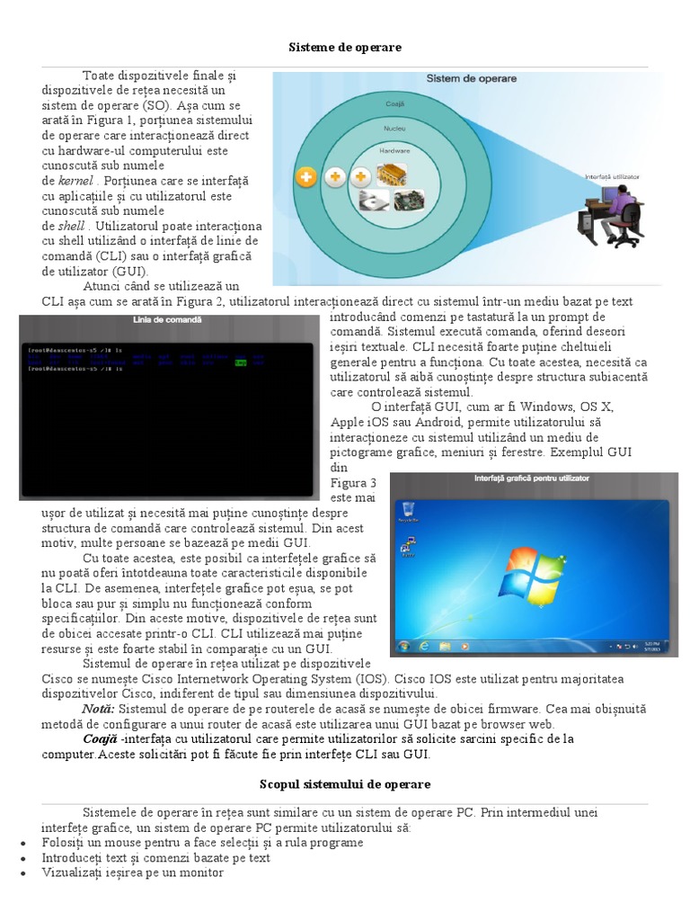 Cap.2.Configurarea Unui Sistem de Operare În Retea | PDF
