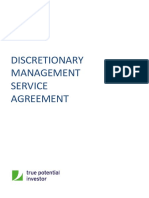 Discretionary Management Service Agreement