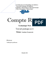 Travail Pratique nr.6: Technologie Web