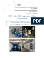 Xtfy Series Psa Oxygen Generation System Scheme: Purity: (Pressure:200Barautomatic Filling System)