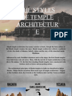 The Styles of Temple Architectur E