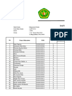 Absensi Manajemen Resiko