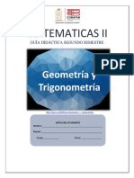 Segundo Semestre. - Guía Didáctica Del Estudiante. - Matemáticas II