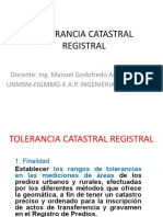 Tolerancia Catastral Registral