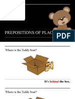 Prepositions of Place: Where Is The Teddy Bear?