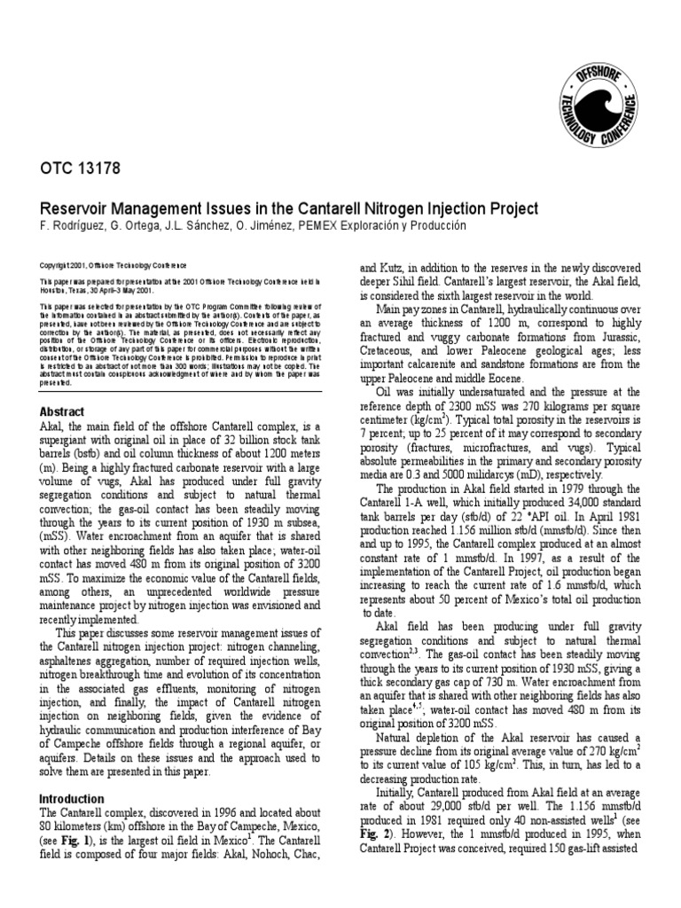 "Reservoir Management Issues in The PDF Petroleum Reservoir Nature