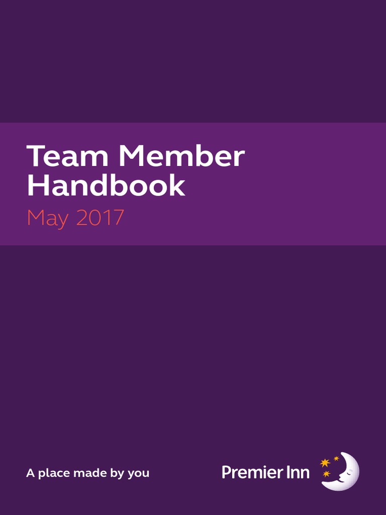 Premier Inn Team Handbook 2017 | PDF | Parental Leave