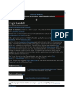 Hugh Randall: References External Links
