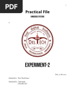 Experiment-2: Practical File