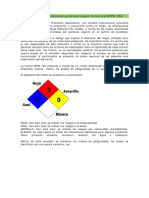 Clasificación de Productos Químicos Según La Norma NFPA 704