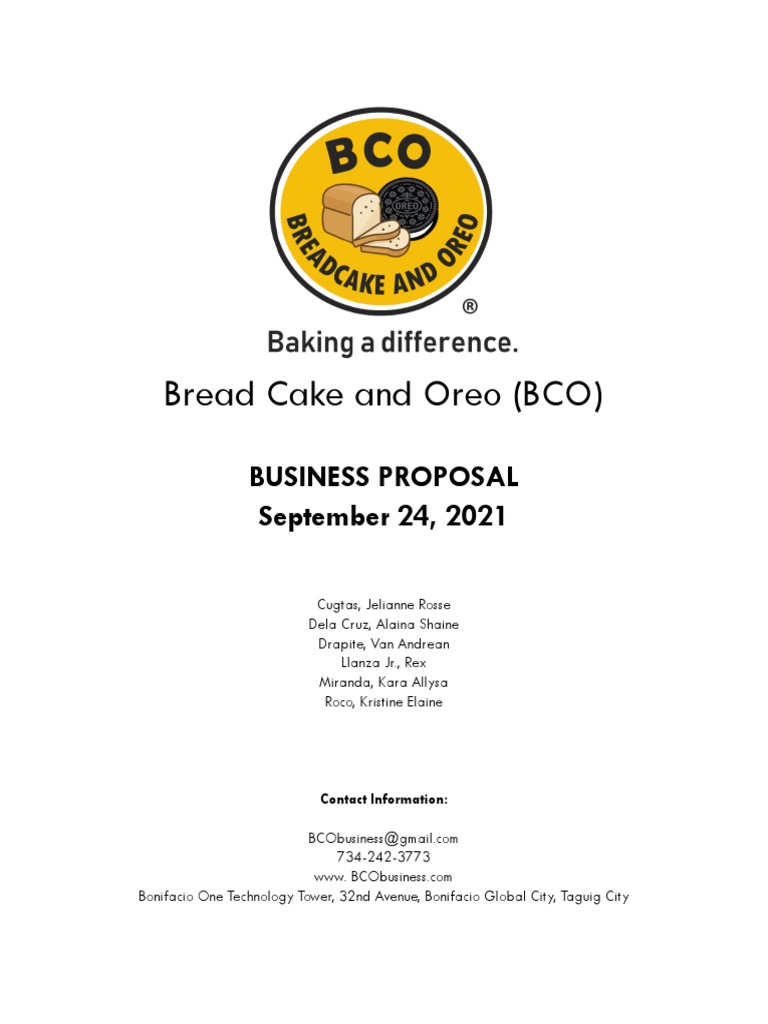 BCO Business Proposal for Krispy Dunkin | PDF | Market Segmentation ...