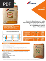 Fichas Tecnicas Cemex | PDF