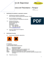 Ficha de Segurança Espuma Poliuretano