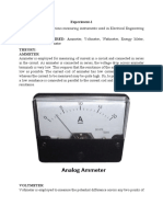 Measuring instruments in electrical engineering lab