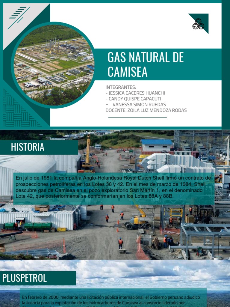 Gas Natural de Camisea - Grupo-06 | PDF | Gas natural | Naturaleza