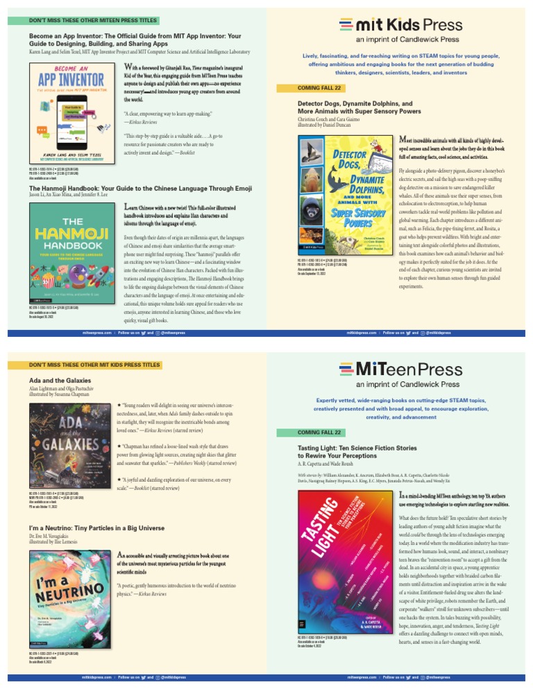 MIT Kids Press and MITeen Press | PDF | Science