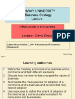 Sunway University E-Business Strategy