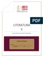 Cuarto Semestre. - Guía Didáctica Del Estudiante. - Literatura II
