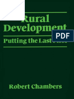 Rural Development Putting the last first by Robert Chambers