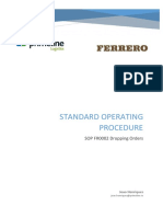 FR0002 - Ferrero Dropping Orders
