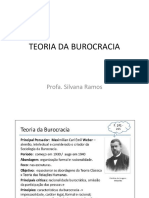 5°- TEORIA DA BUROCRACIA