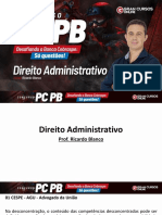 Concurso PC PB - Desafiando a Banca Cebraspe Só questões!  Direito Administrativo Ricardo Blanco