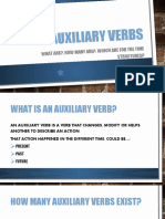 Auxiliary Verbs: What Are?, How Many Are?, WH Ich Are For The Time Structures?