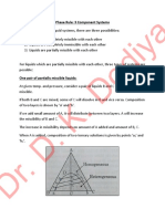 Phase Rule: 3 Component Systems