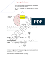 Spectrographe de Masse