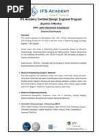 IFS Academy Certified Design Engineer Program: (With 100% Placement Assistance)