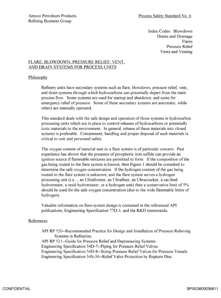 Process Safety Standards for Refinery Systems | PDF