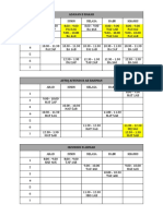 Jadual Waktu Penggal Ke3 2021