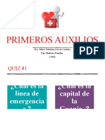 Primeros Auxilios #1