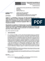 Procedencia: Denunciante: Denunciada: Nestlé Perú S.A. Tercero Administrado Materia: Actividad