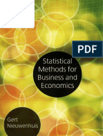 Book Statistical Methods for Business and Economics