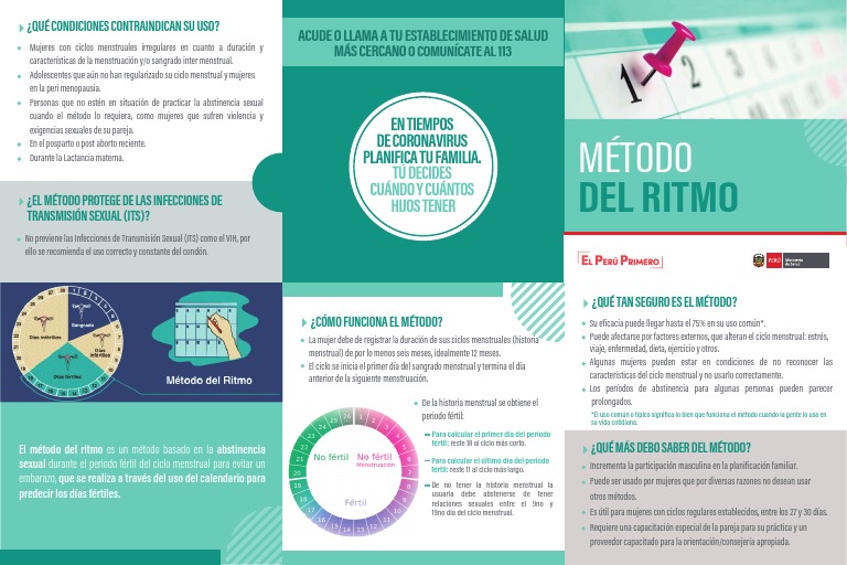 Método del Ritmo: Guía y Eficacia | PDF | Ciclo menstrual | Menstruación