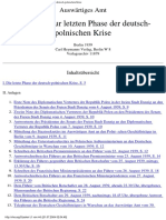 Auswaertiges Amt - Weissbuch - Urkunden Zur Letzten Phase Der Deutsch-polnischen Krise (1939, 44 S., Text)