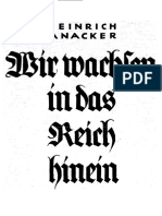 Anacker, Heinrich - Wir Wachsen in Das Reich Hinein (1938, 136 S., Scan, Fraktur)