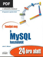 Tanuljuk Meg A MySQL Használatát 24 Óra Alatt