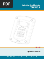 Industrial Metal Detector: Operator Manual