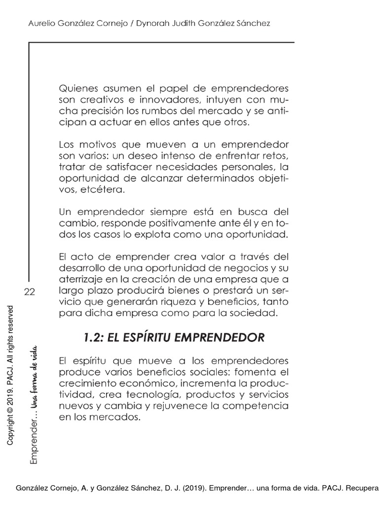 Espiritu Emprendedor (Pag. 23 - 25) | PDF | Ciencias sociales