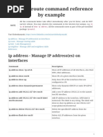 Linux Ip Route Reference by Examples